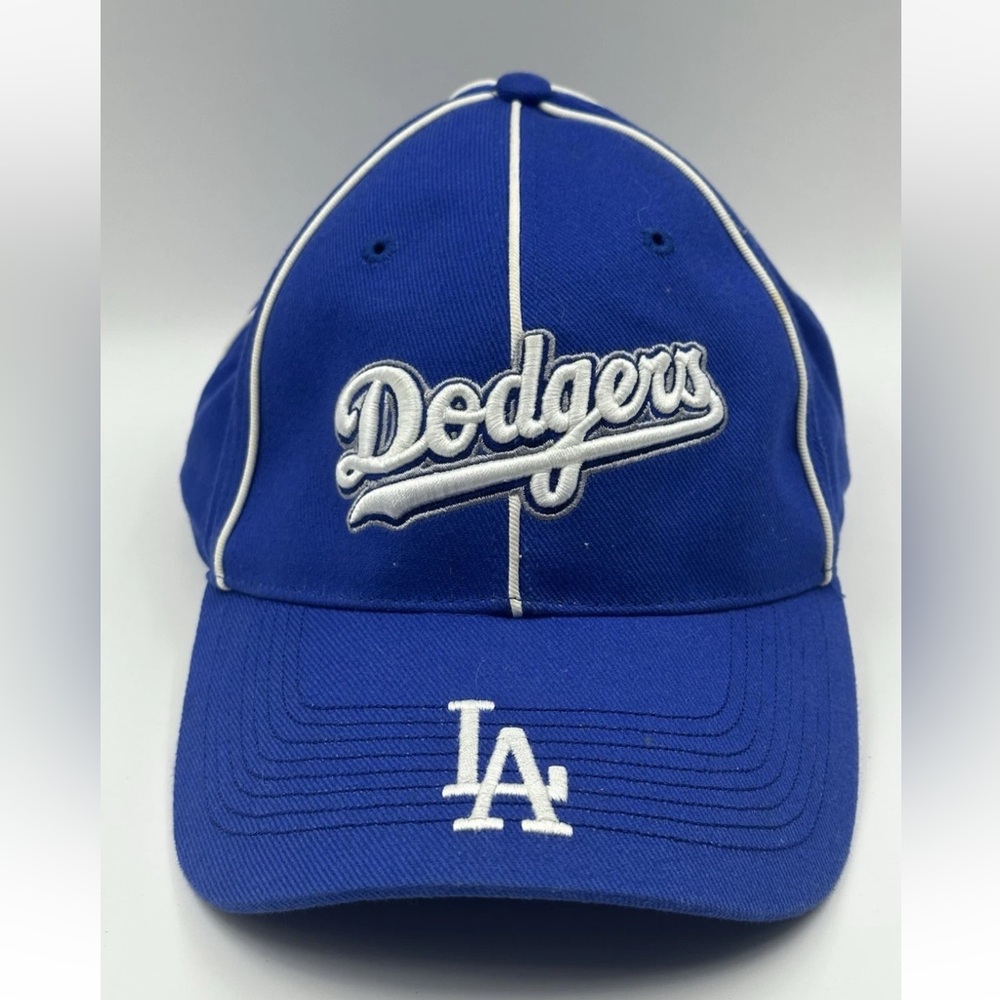LA Dodgers Genuine Merchandise League Blue Baseball Adjustable Cap Cotton Hat - Picture 2 of 8